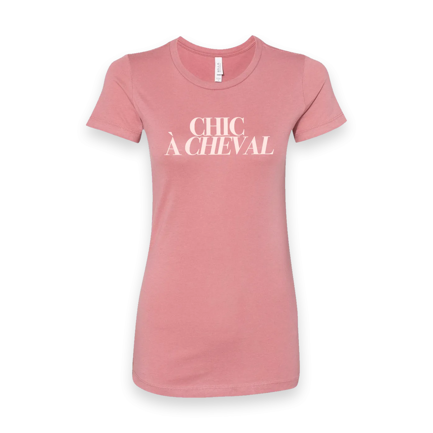 Retiring  Chic à Cheval - T-shirt Women's - Mauve