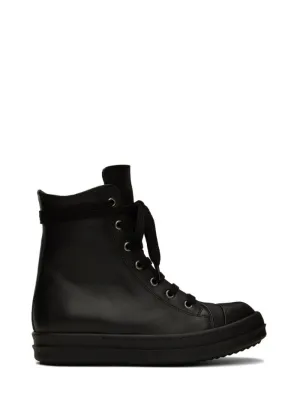 RICK OWENS Black Strobe Sneakers