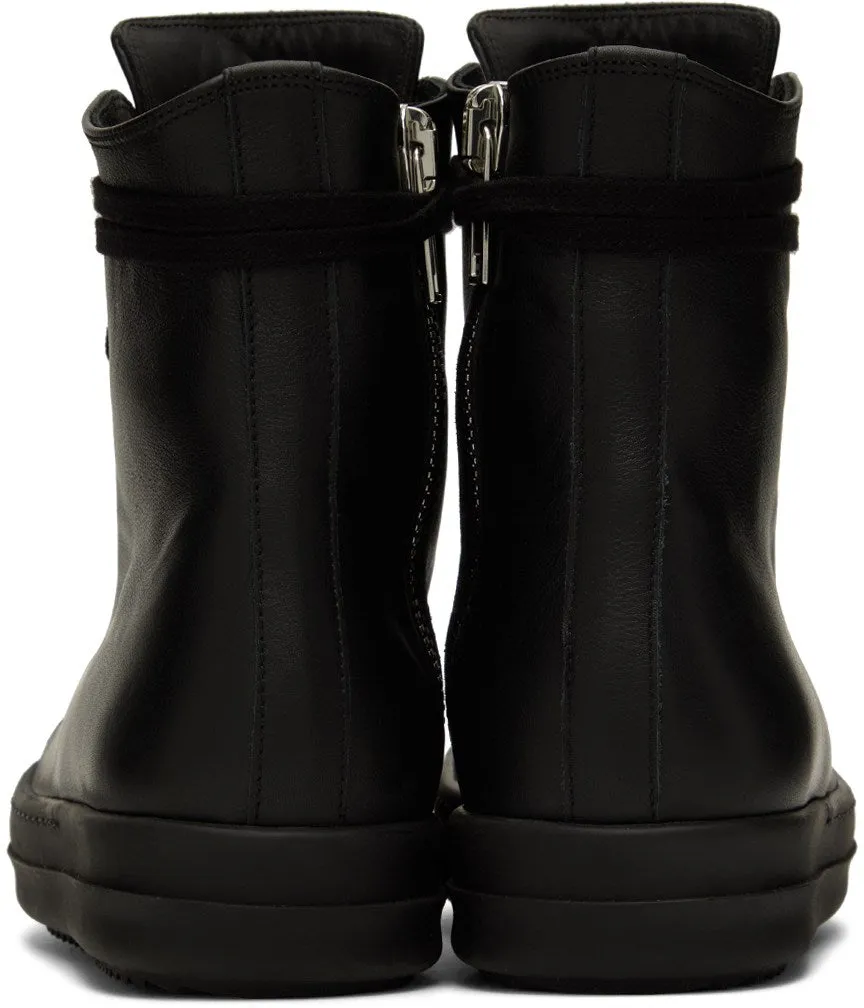 RICK OWENS Black Strobe Sneakers