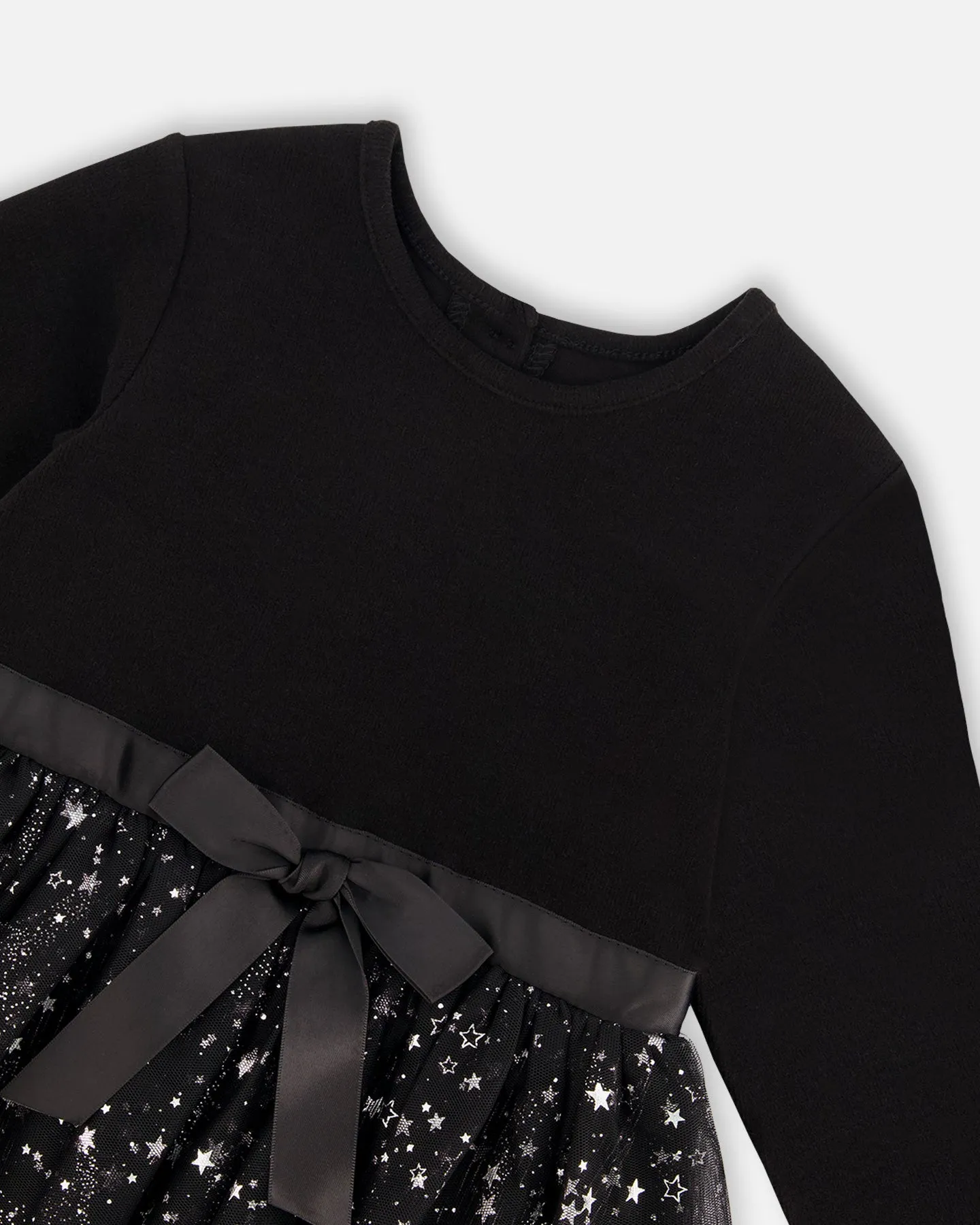 Robe chic Bi-matériel pour les fêtes G20NG86