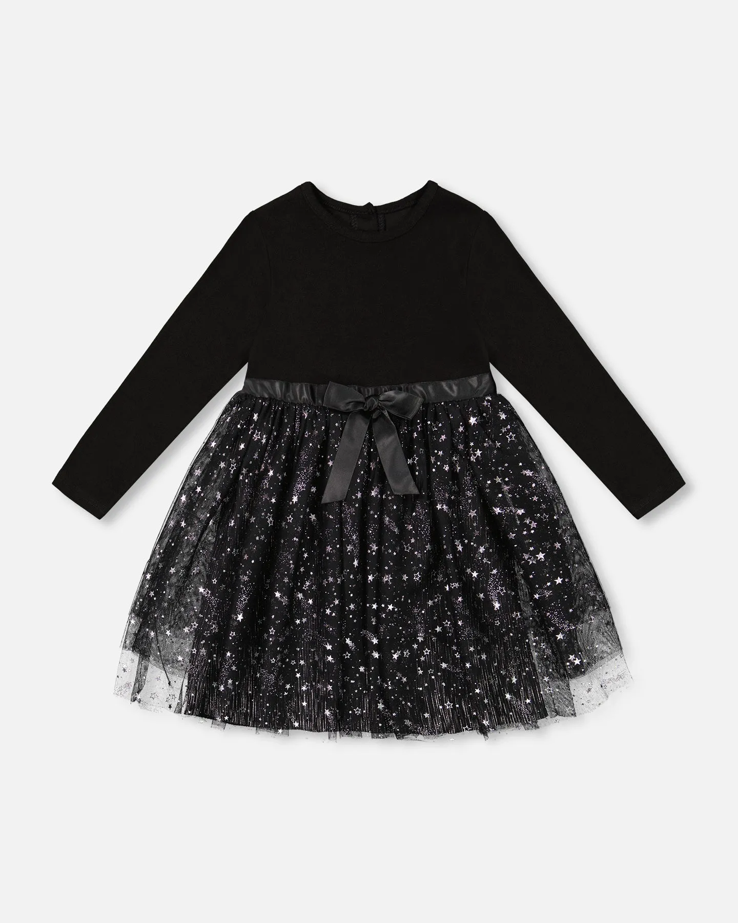 Robe chic Bi-matériel pour les fêtes G20NG86