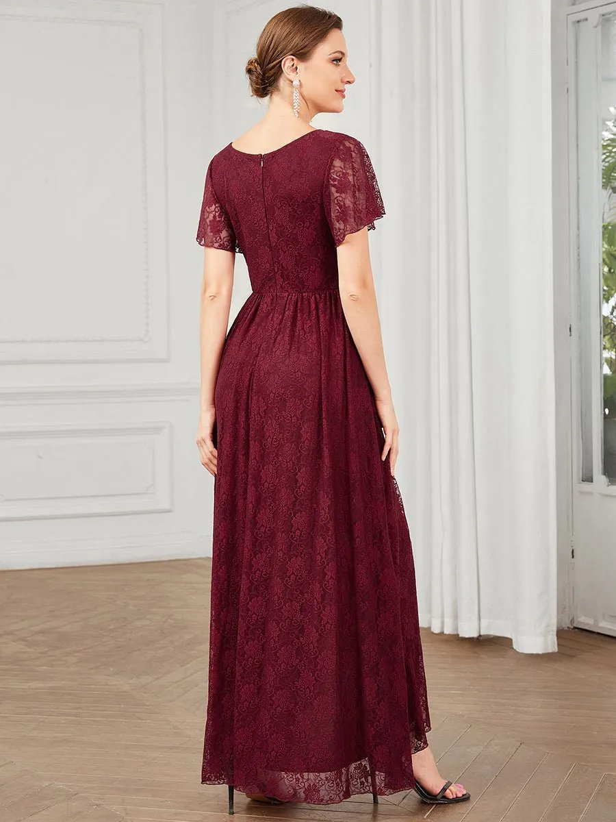 Roycebridal Steph burgundy lace mother of the groom dress express NZ wide