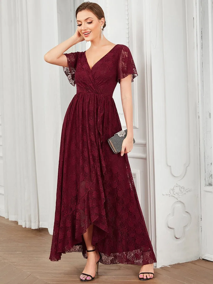 Roycebridal Steph burgundy lace mother of the groom dress express NZ wide