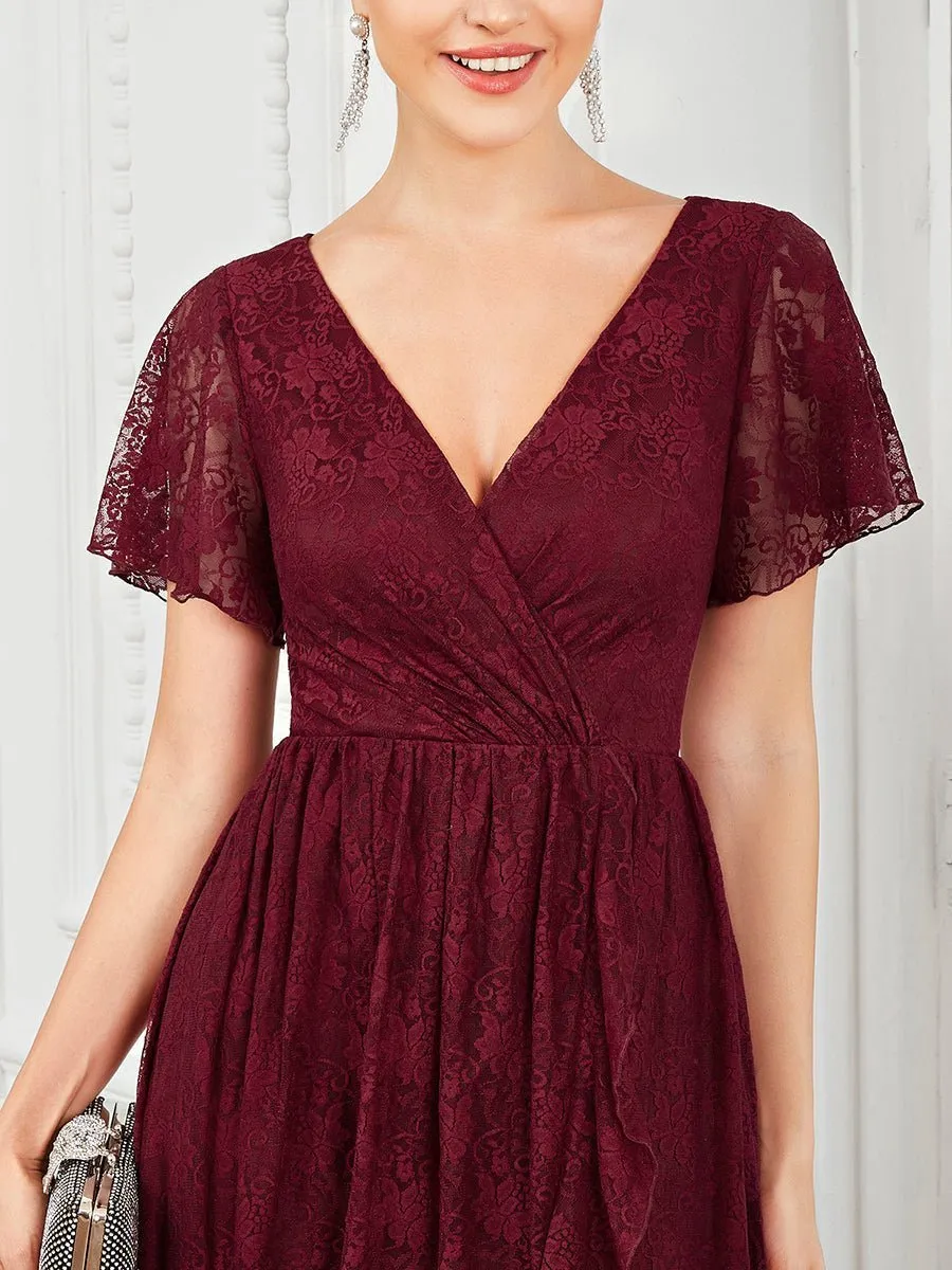 Roycebridal Steph burgundy lace mother of the groom dress express NZ wide