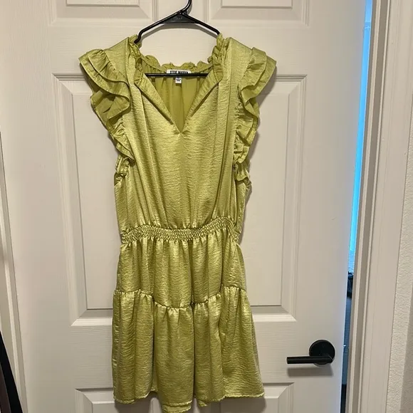 Ruffled Green Dress