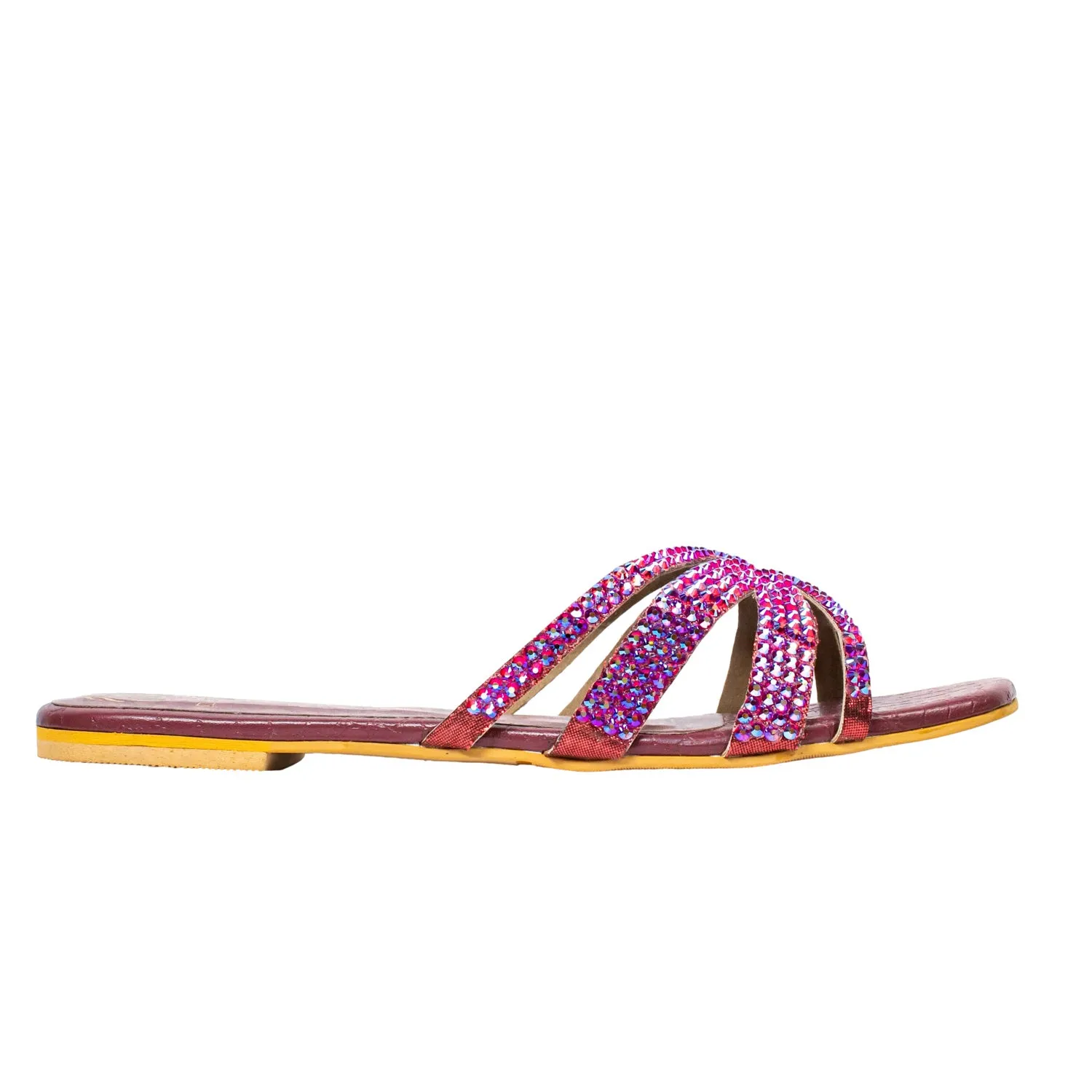 Sadaf Flats S164F - Maroon