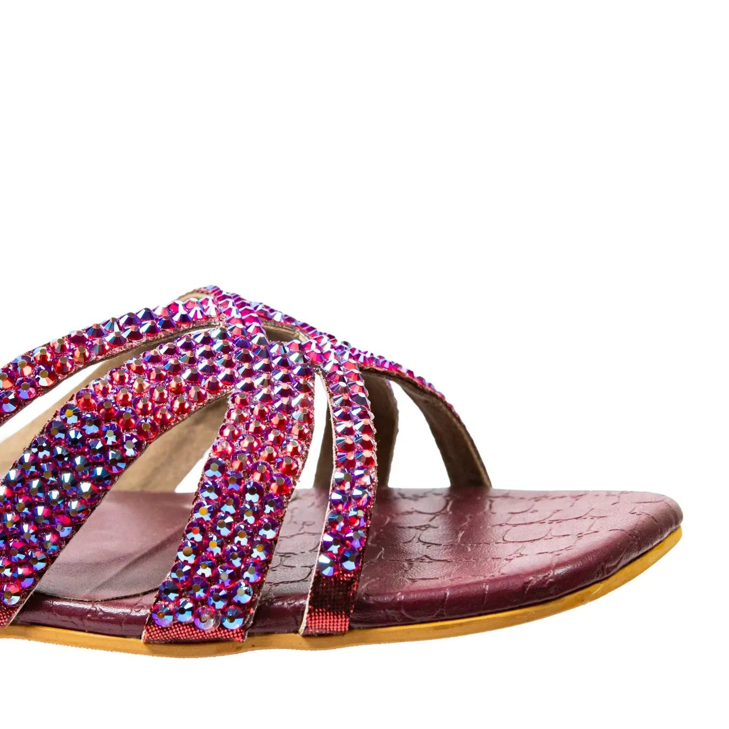 Sadaf Flats S164F - Maroon