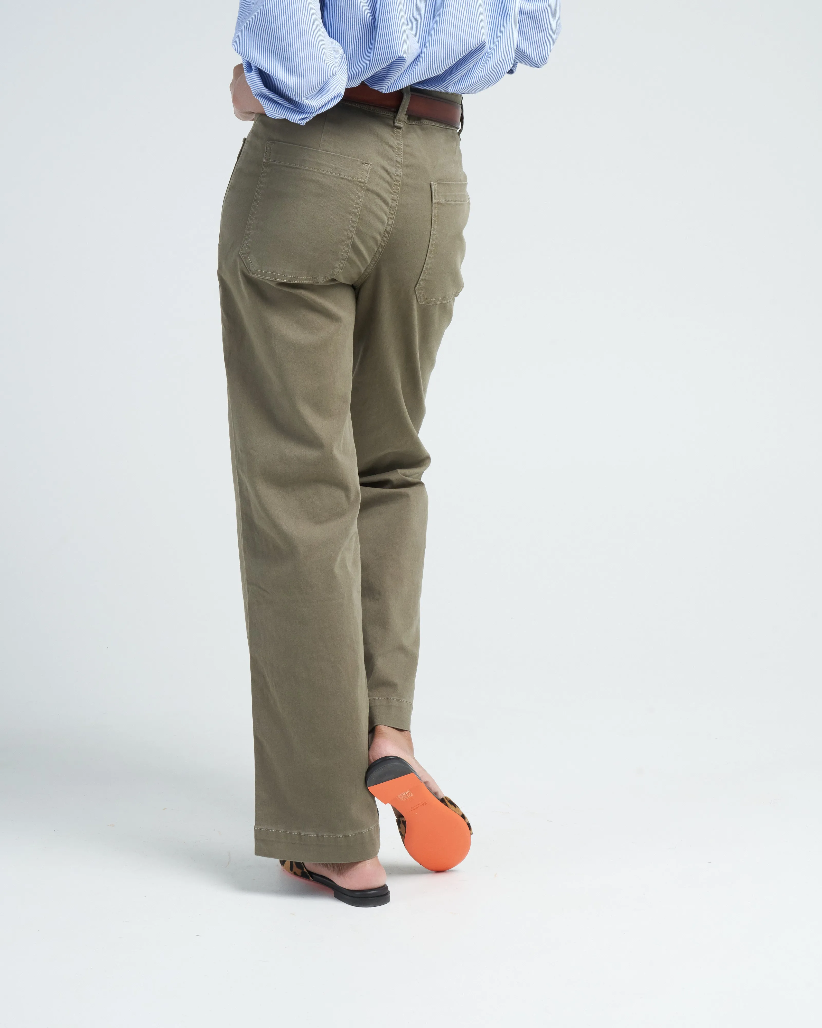sailor pant - olive