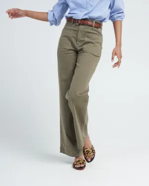 sailor pant - olive