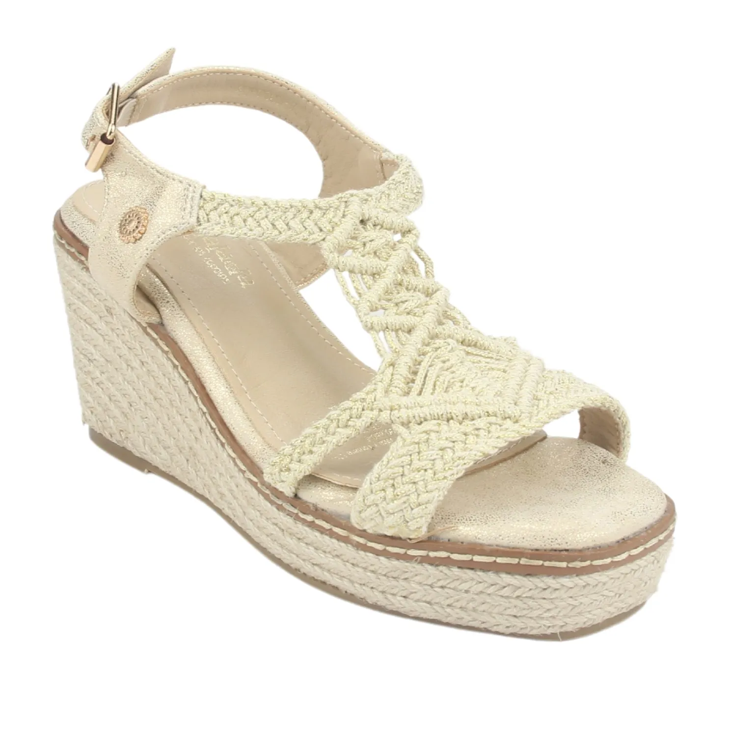 Sandalia Chalada Mujer Pole-2 Dorado Casual