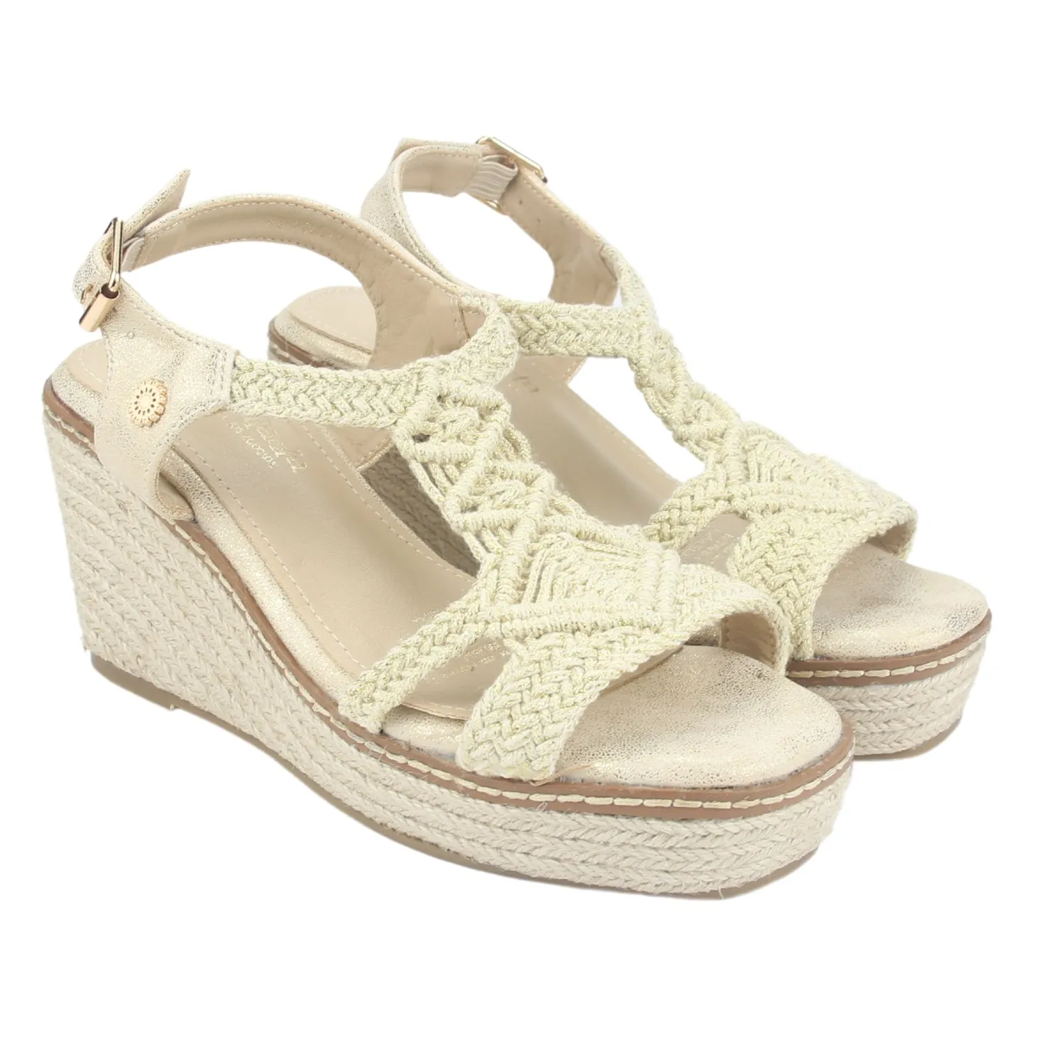Sandalia Chalada Mujer Pole-2 Dorado Casual