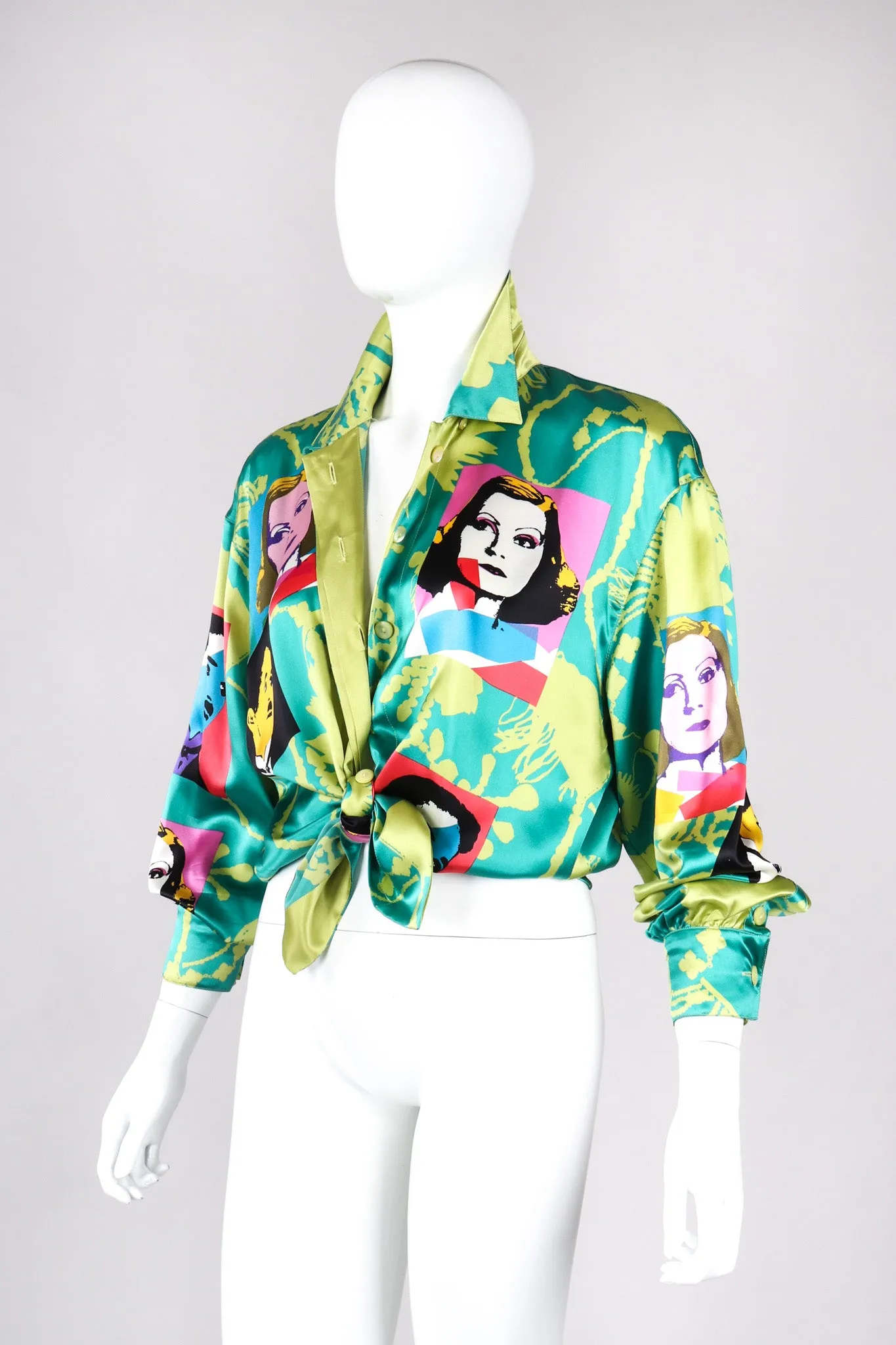 Satin Pop Art Shirt