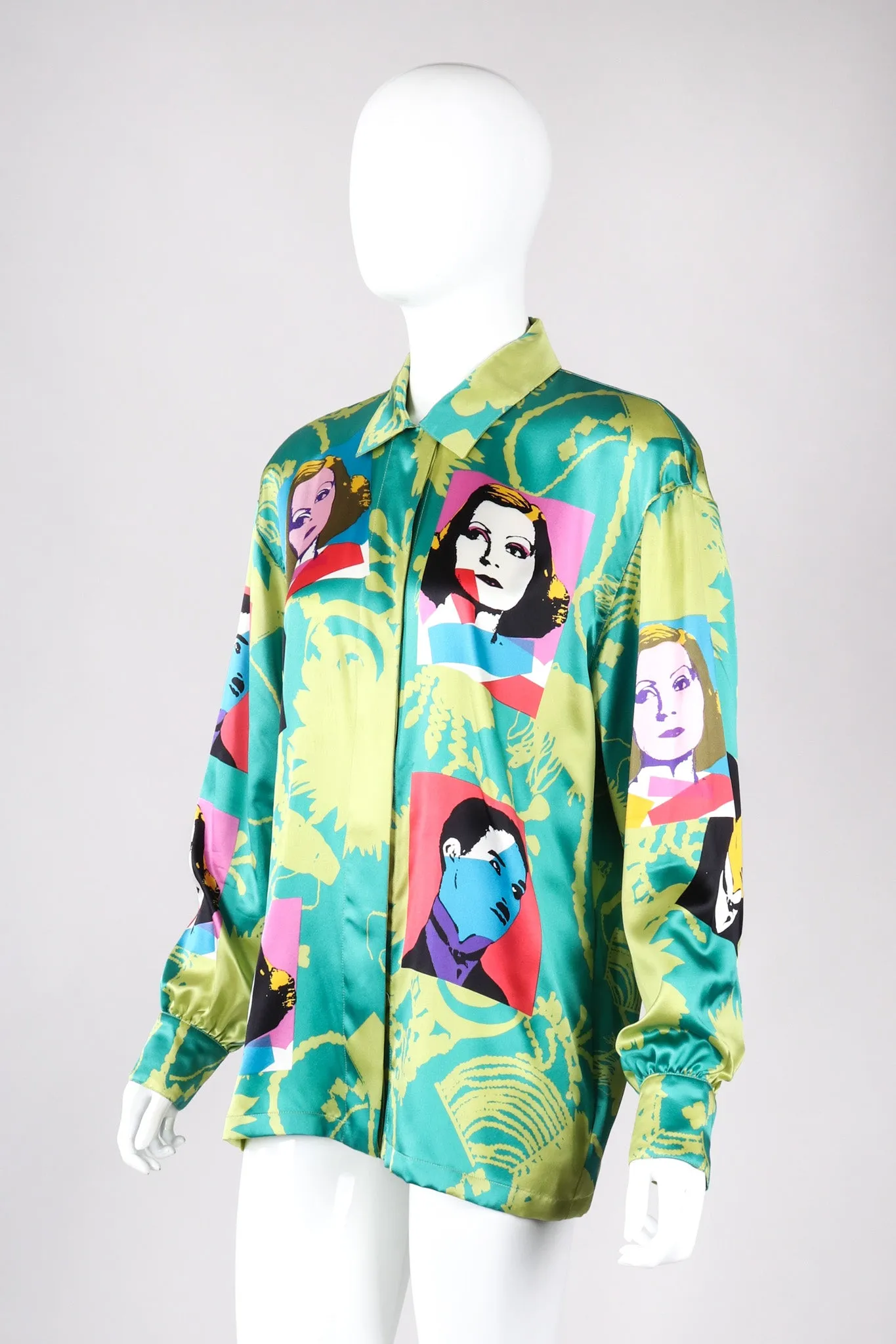 Satin Pop Art Shirt