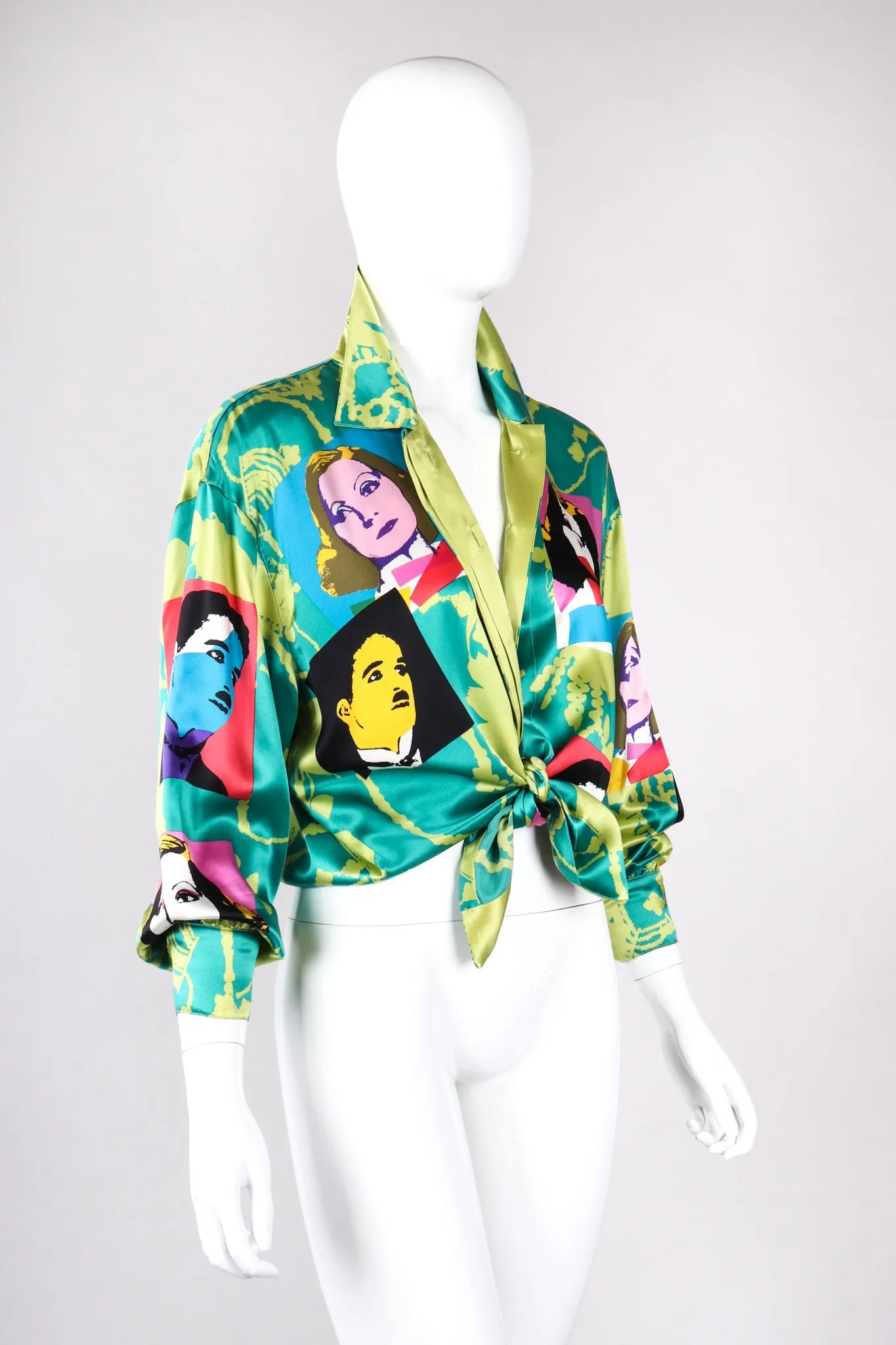 Satin Pop Art Shirt