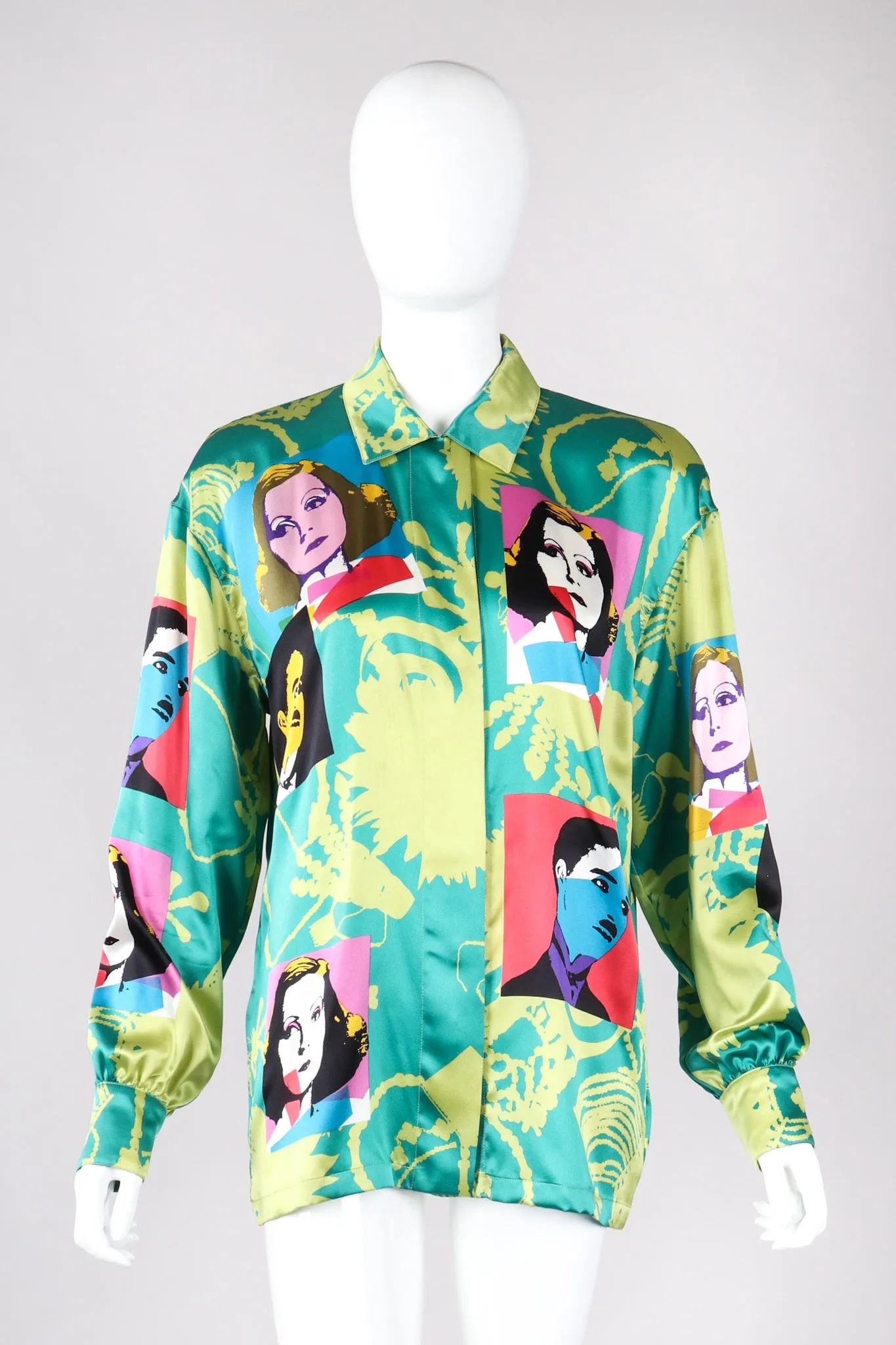 Satin Pop Art Shirt