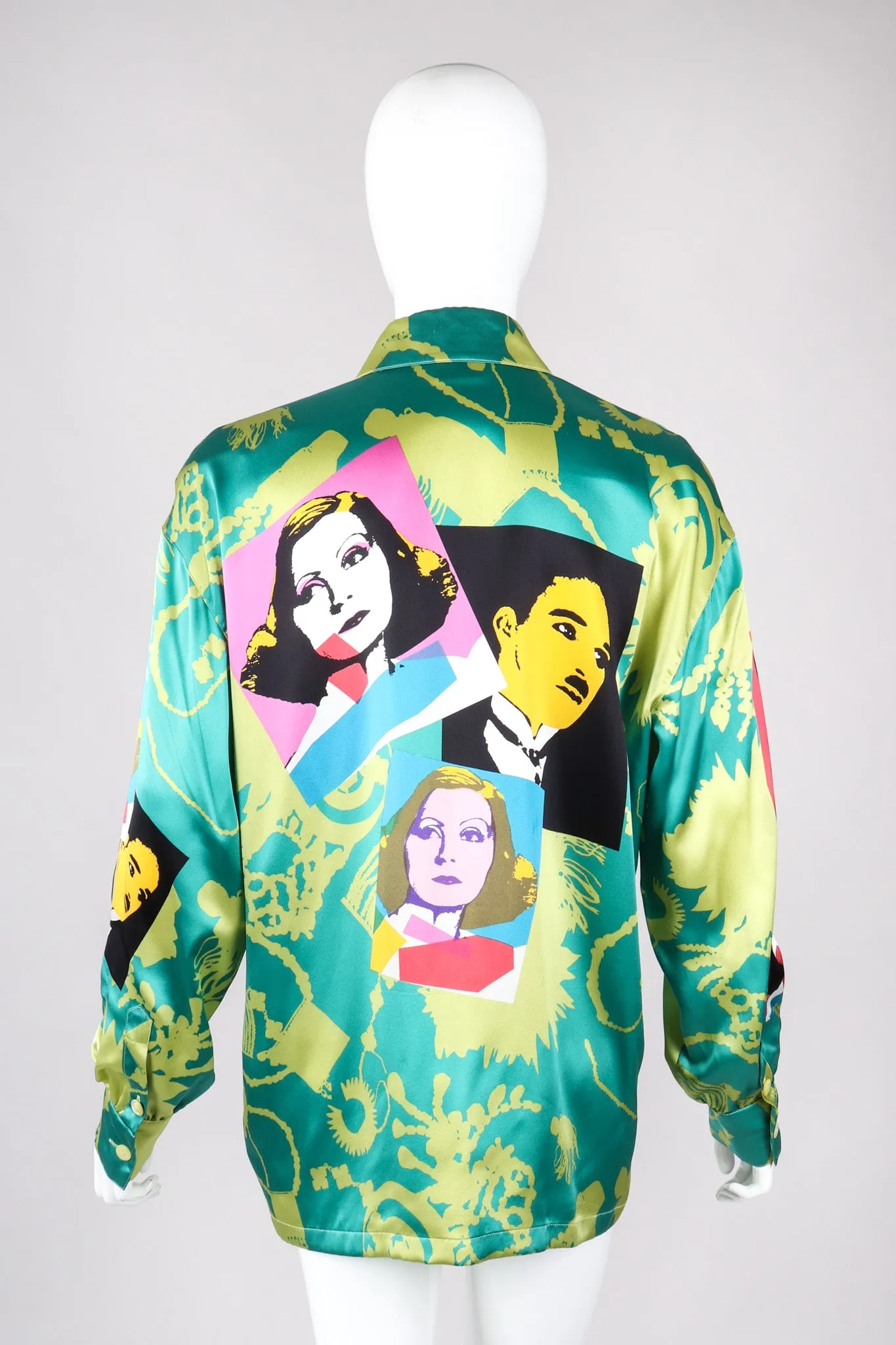 Satin Pop Art Shirt