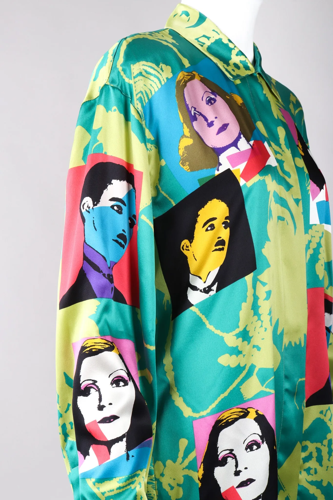 Satin Pop Art Shirt