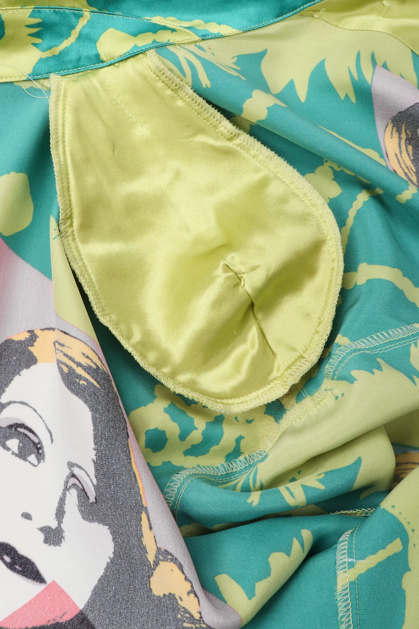 Satin Pop Art Shirt