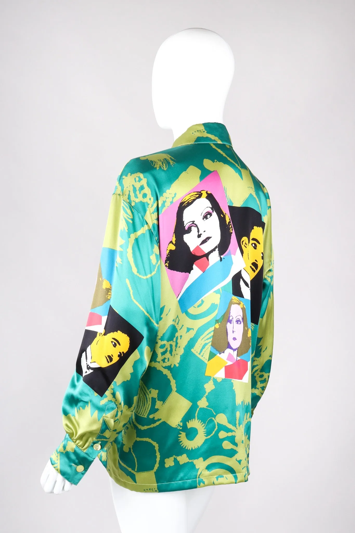 Satin Pop Art Shirt