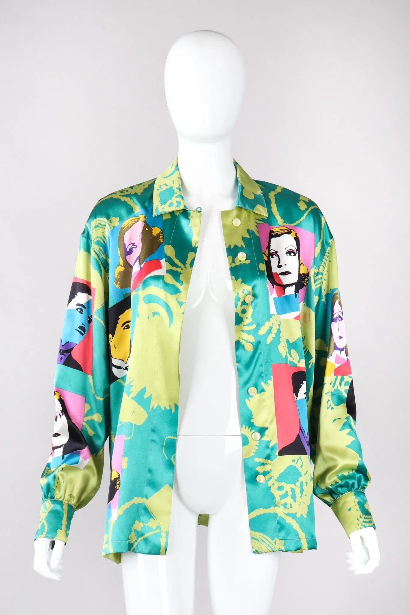 Satin Pop Art Shirt