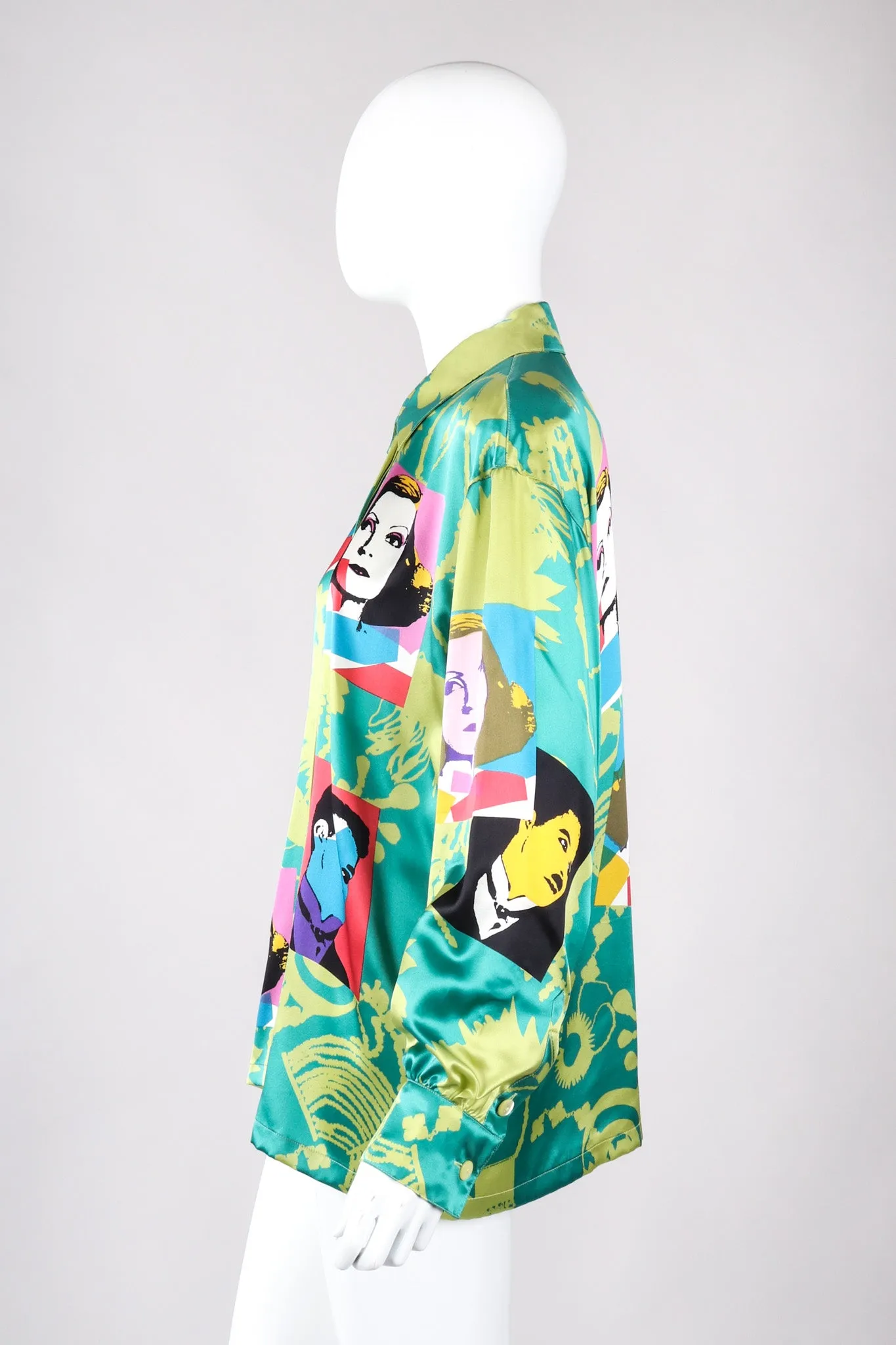Satin Pop Art Shirt