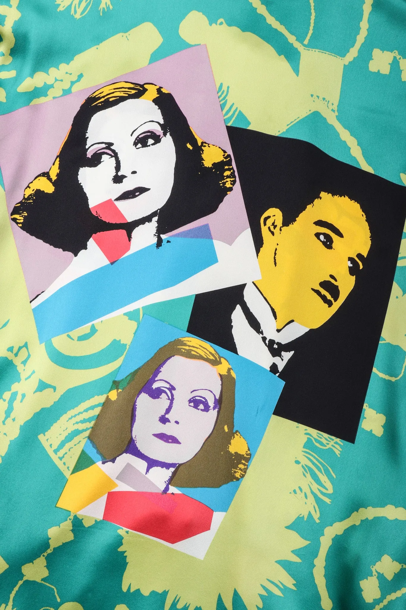 Satin Pop Art Shirt