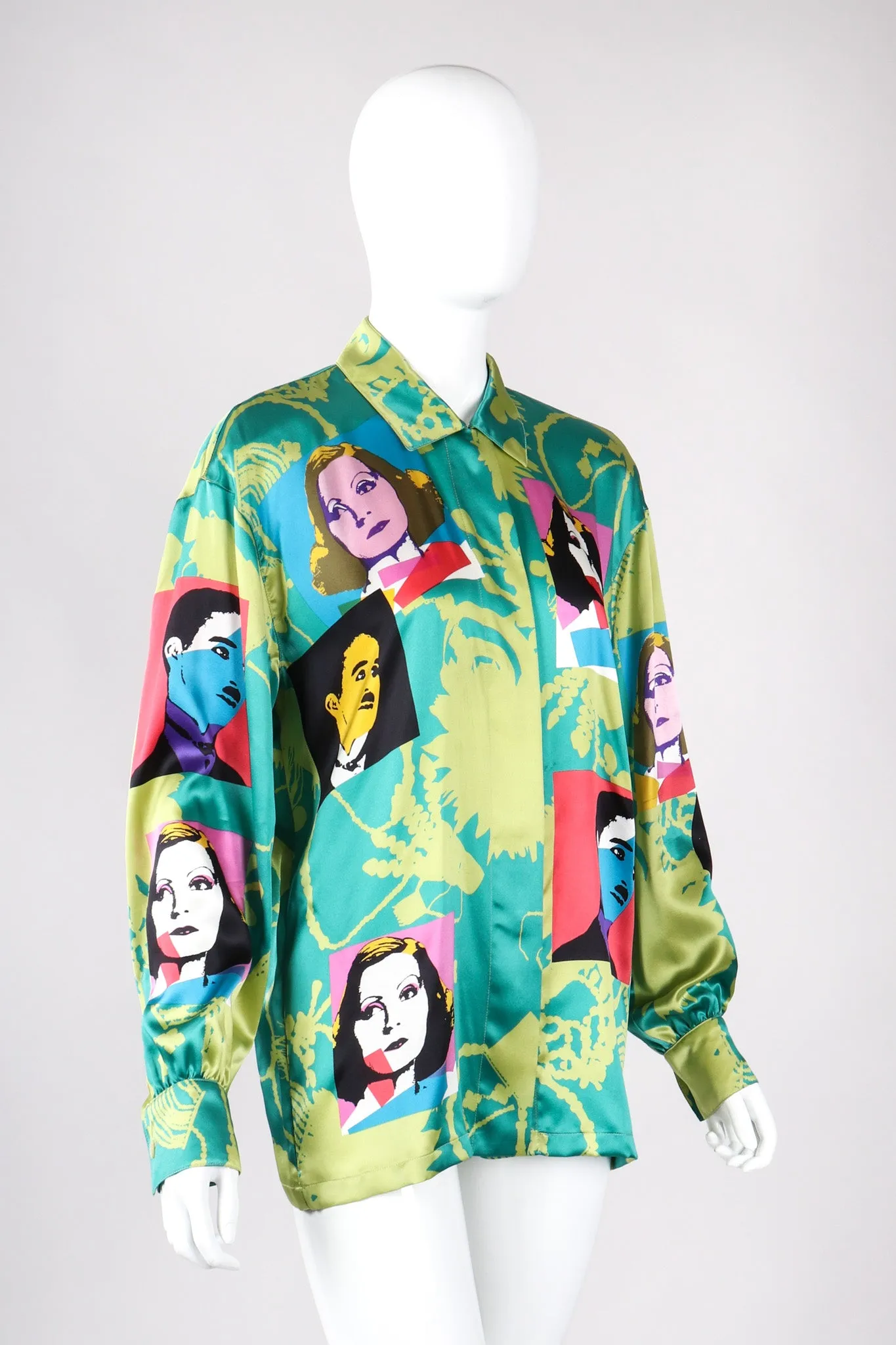Satin Pop Art Shirt