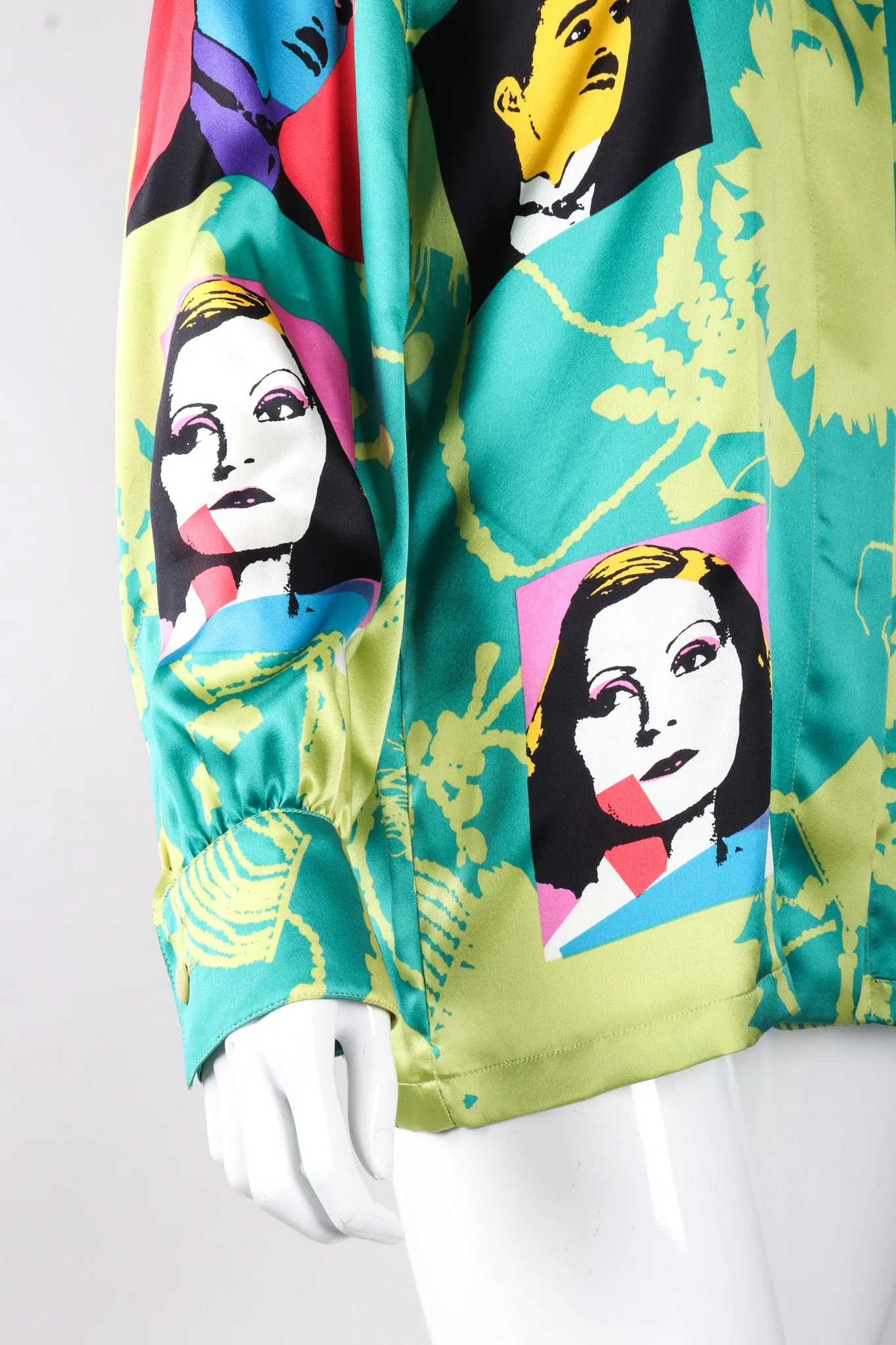 Satin Pop Art Shirt