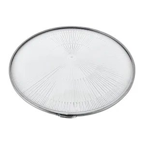 Saxby 78752 Altum polycarbonate shade bottom cover Clear prismatic pc