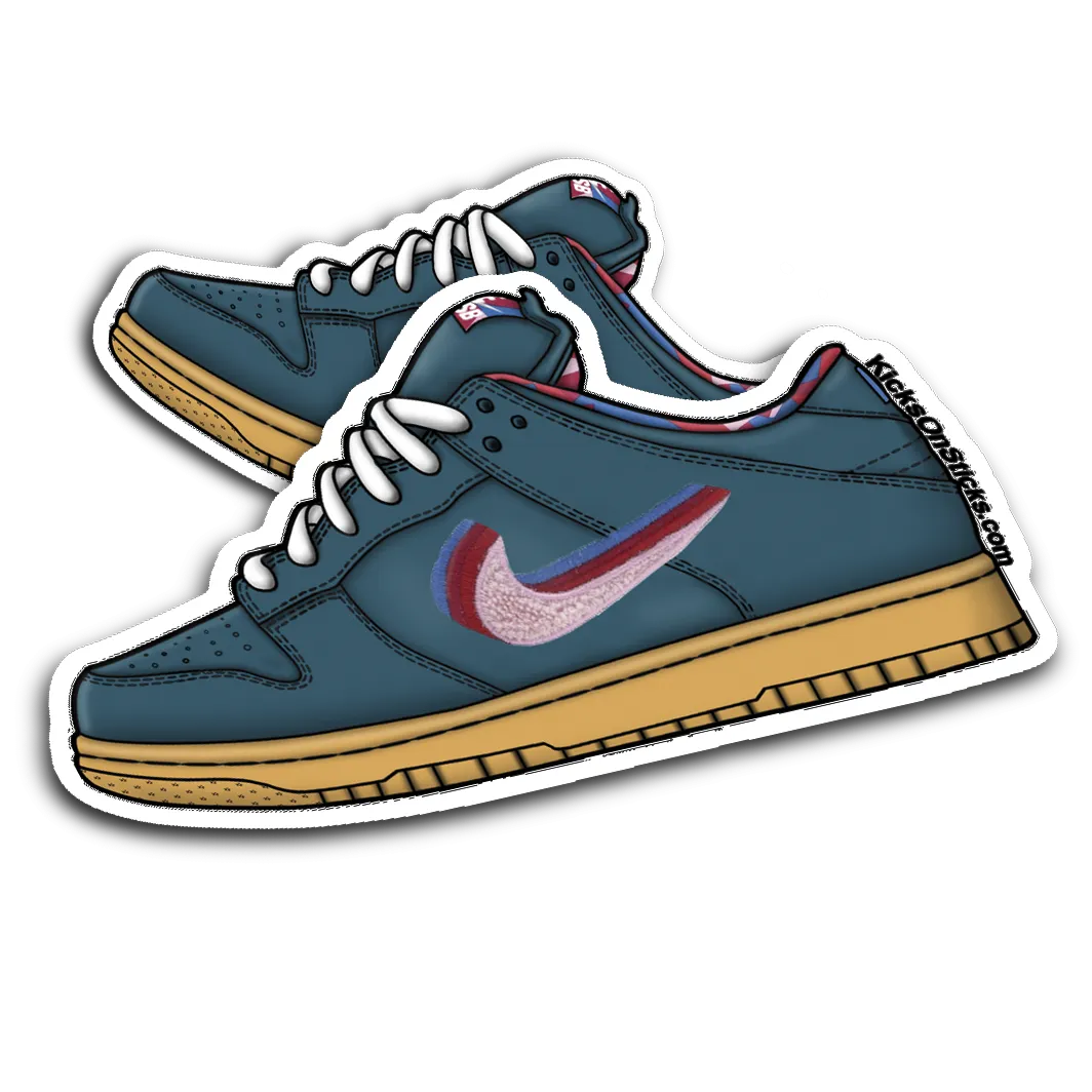 SB Dunk Low "Parra F&F" Sneaker Sticker