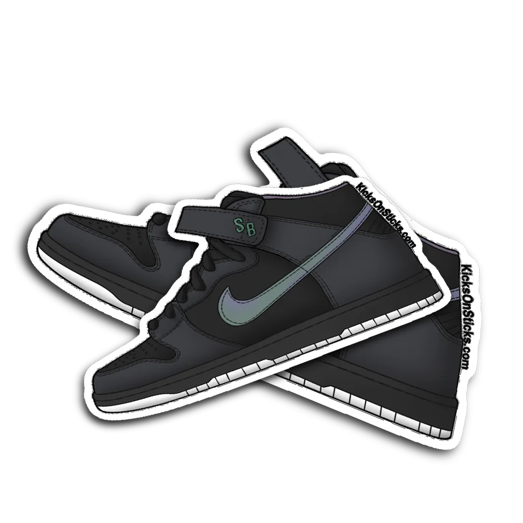 SB Dunk Mid "Northern Lights" Sneaker Sticker
