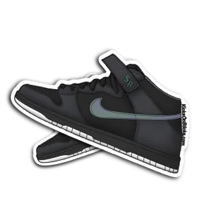 SB Dunk Mid "Northern Lights" Sneaker Sticker