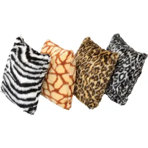 Scatter Cushions - Furry pk 4