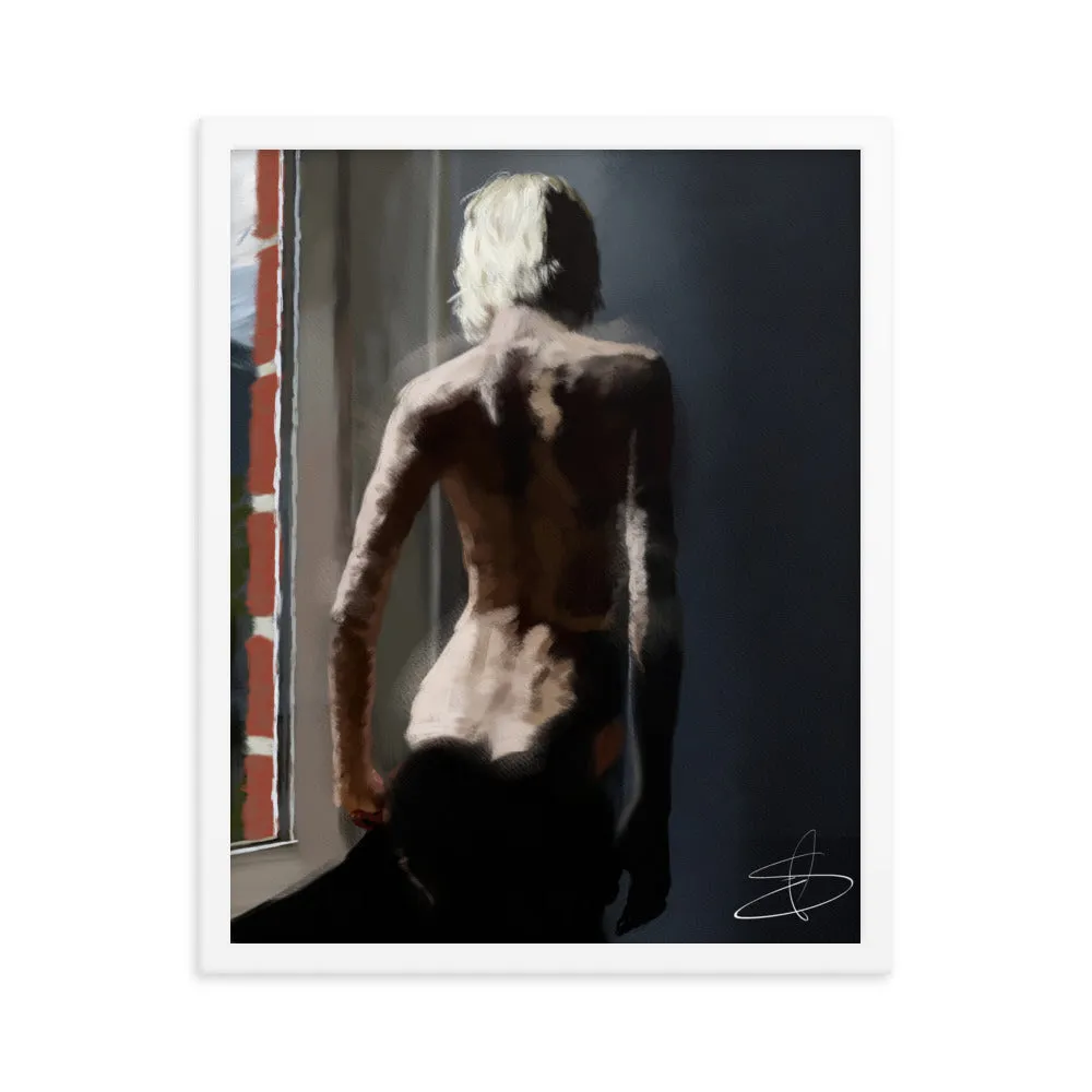 Shadow Girl by Chris G. Simmons - Framed Poster Print (Limited Edition)