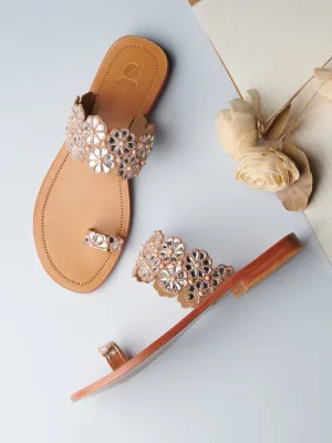 'SHISHA' HAND EMBROIDERED FLATS
