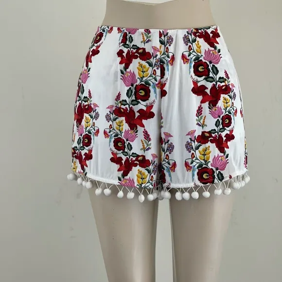 Show Me Your Mumu Sawyer Pom Pom Shorts w/pockets