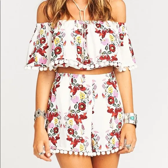Show Me Your Mumu Sawyer Pom Pom Shorts w/pockets