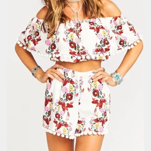 Show Me Your Mumu Sawyer Pom Pom Shorts w/pockets