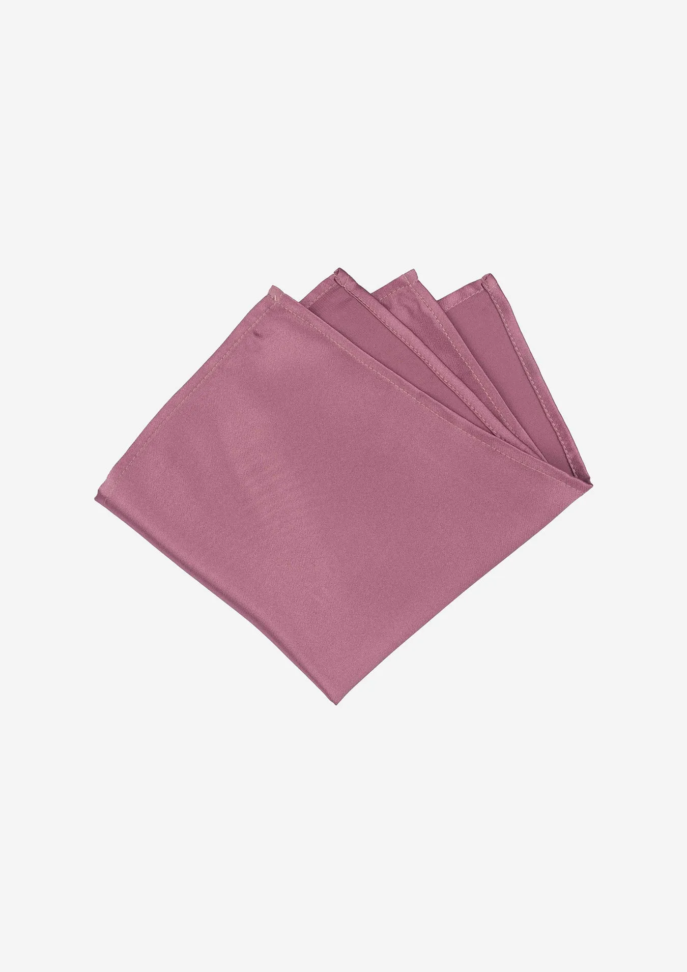 Silk Satin Opera Mauve Pocket Square