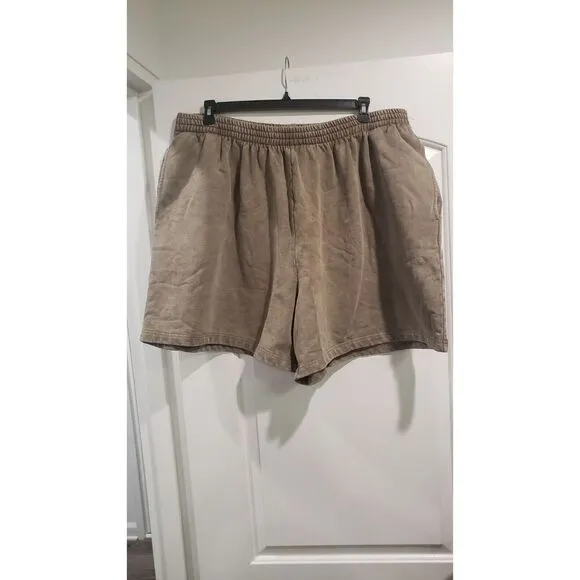 SKIMS NWT Boyfriend Fleece Shorts - Desert - 4X‎