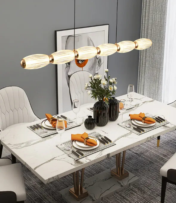 Sleeved Pendant Light