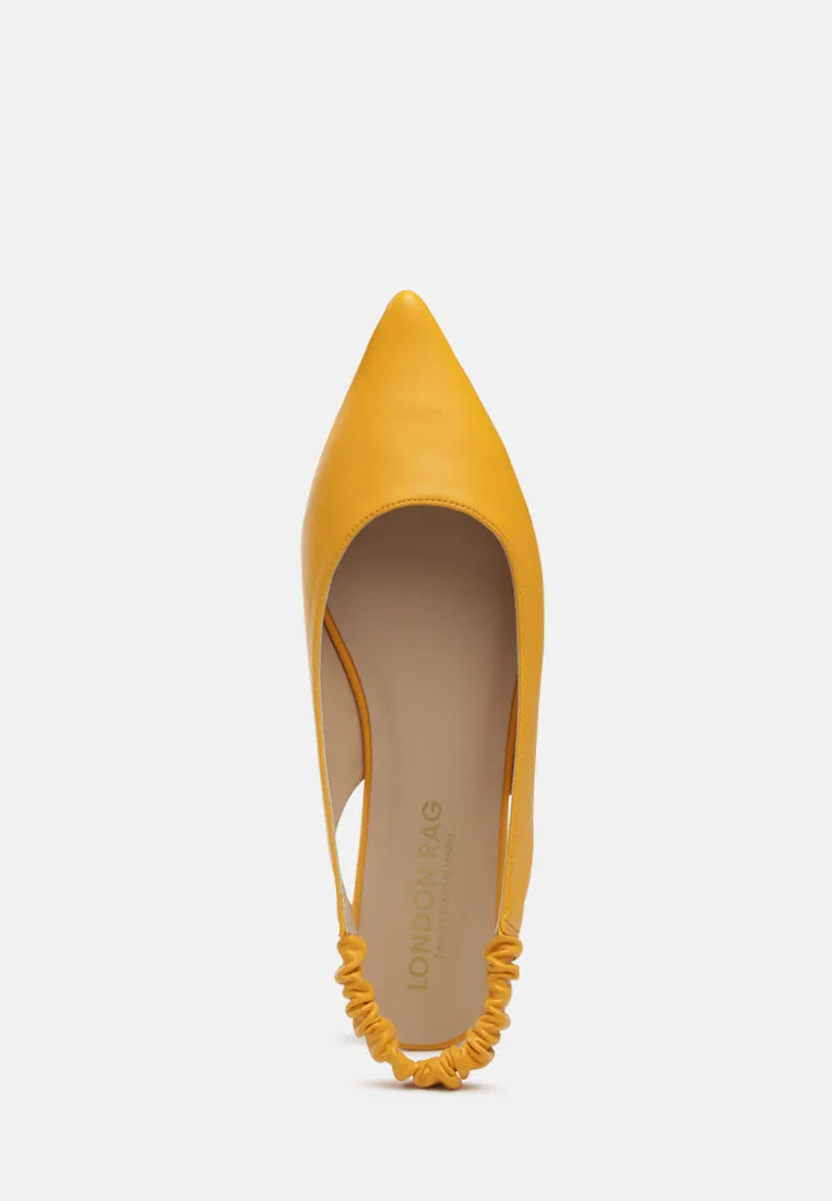 Sling Back Pointed Flats