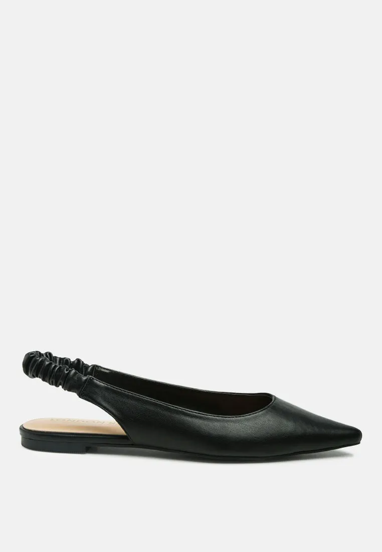 Sling Back Pointed Flats