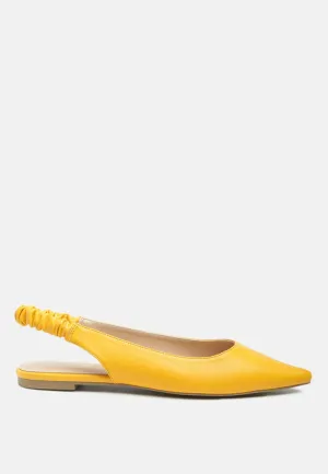 Sling Back Pointed Flats