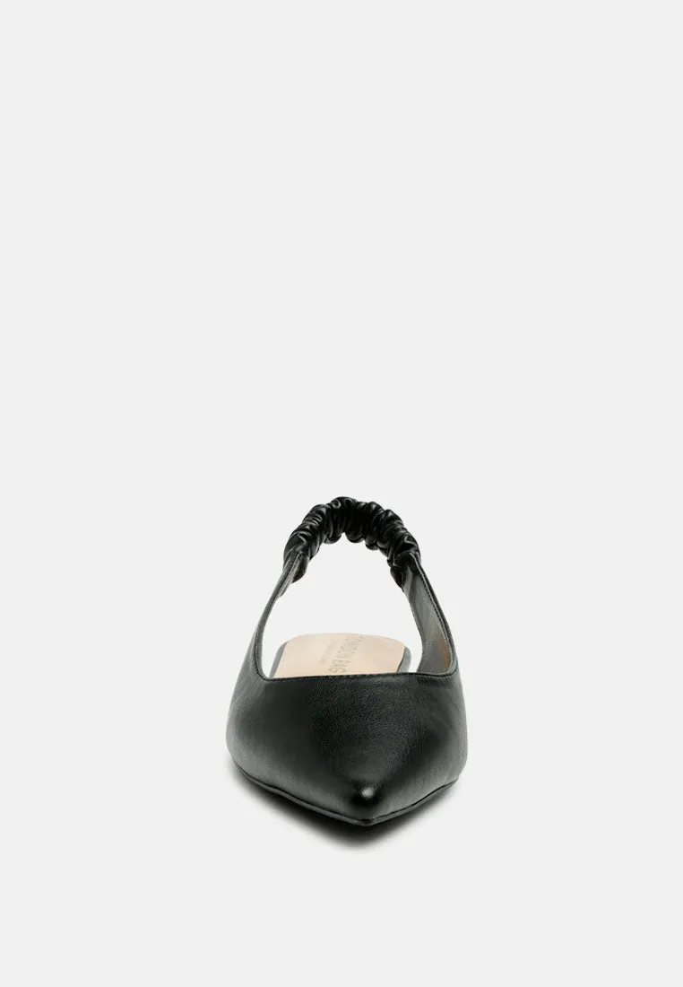 Sling Back Pointed Flats