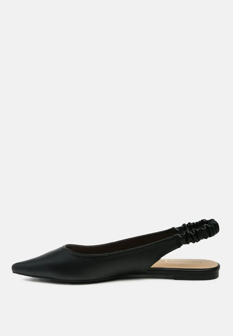 Sling Back Pointed Flats