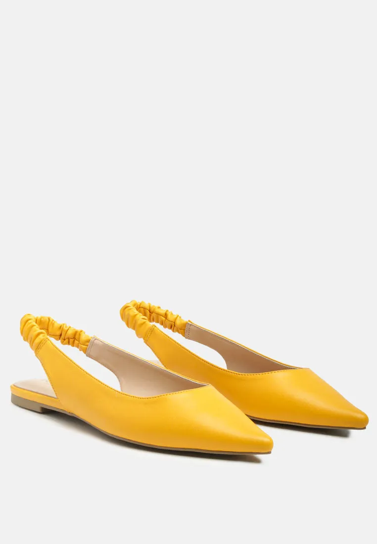 Sling Back Pointed Flats