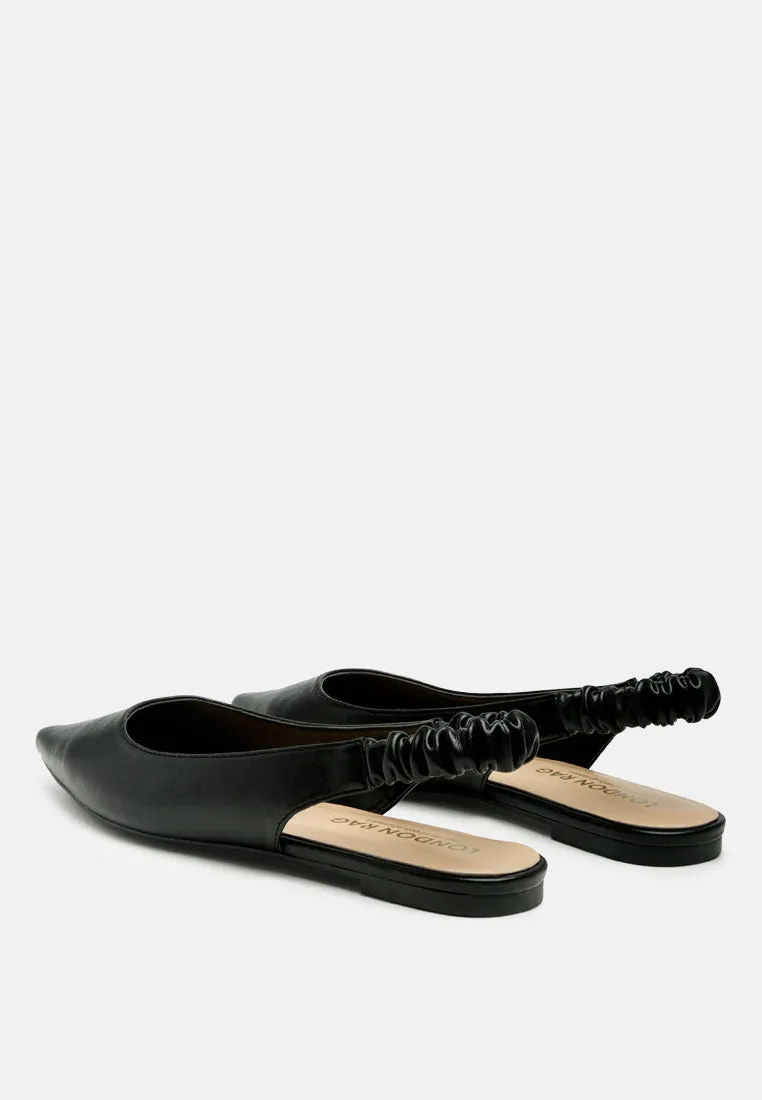 Sling Back Pointed Flats