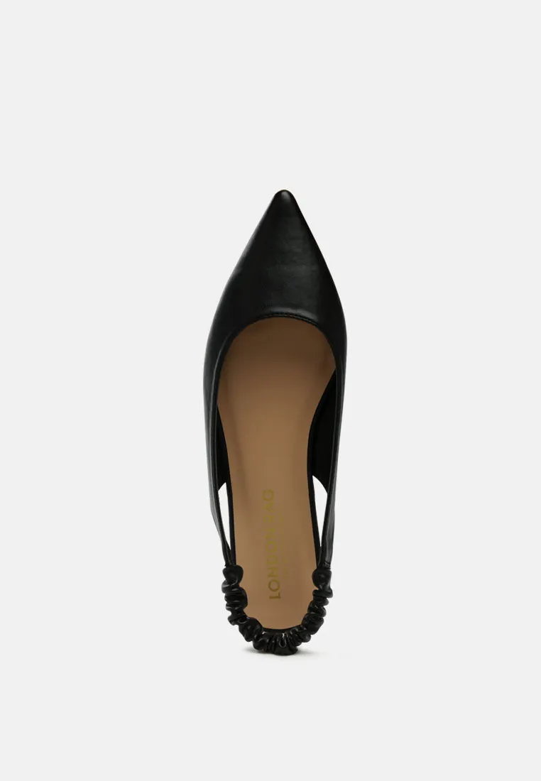 Sling Back Pointed Flats