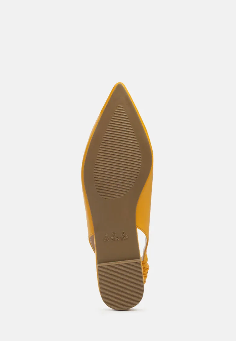 Sling Back Pointed Flats